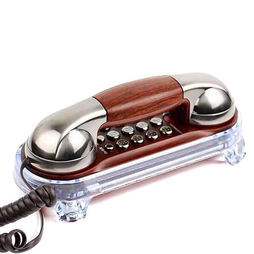 Red Bronze Small Retro Wall Mounted Telephone I228727