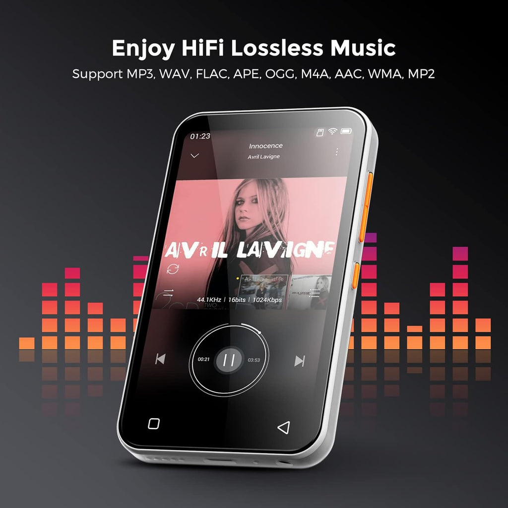 4.0" Full Touchscreen MP3 Player with Bluetooth, Speaker, Voice Recorder V130393