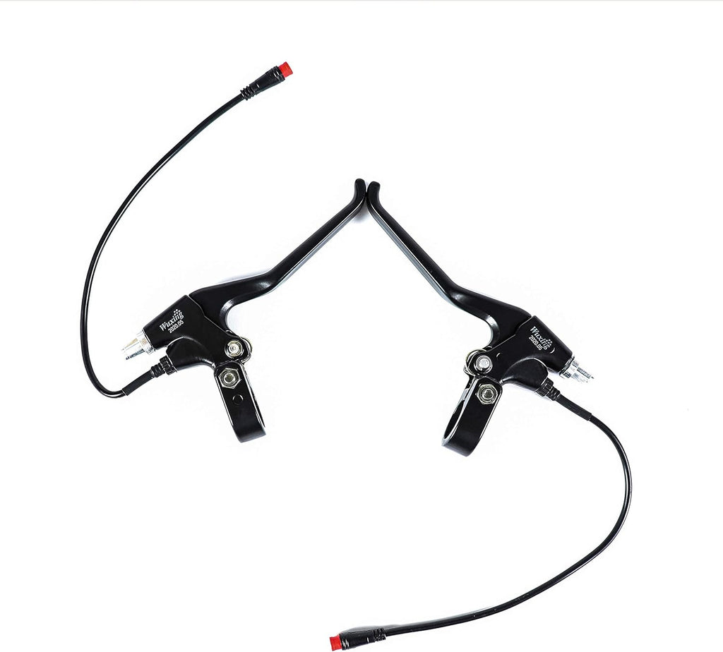 1 Pair Left & Right Waterproof Electronic Brake Lever Set for Electric Bicycle X608789