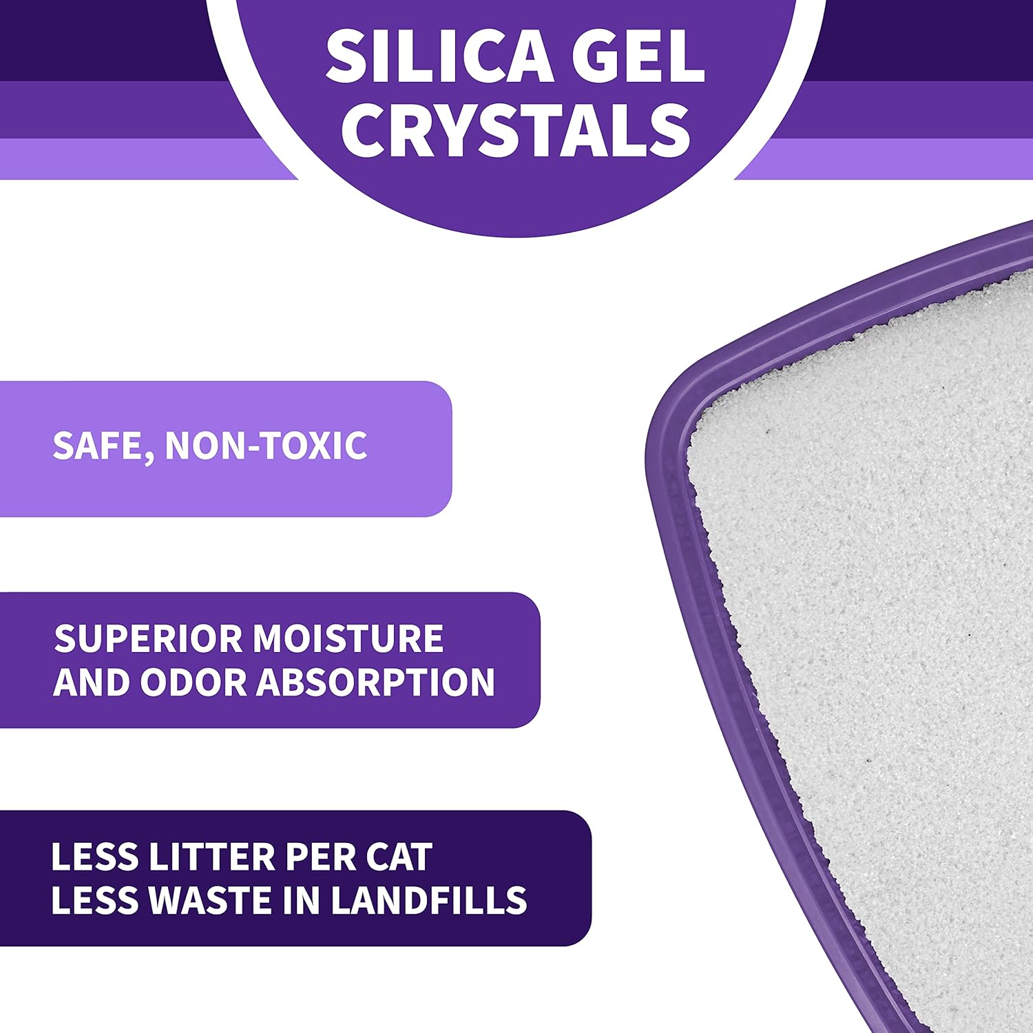 Unscented Crystal Clumping Cat Litter 8lb A4067