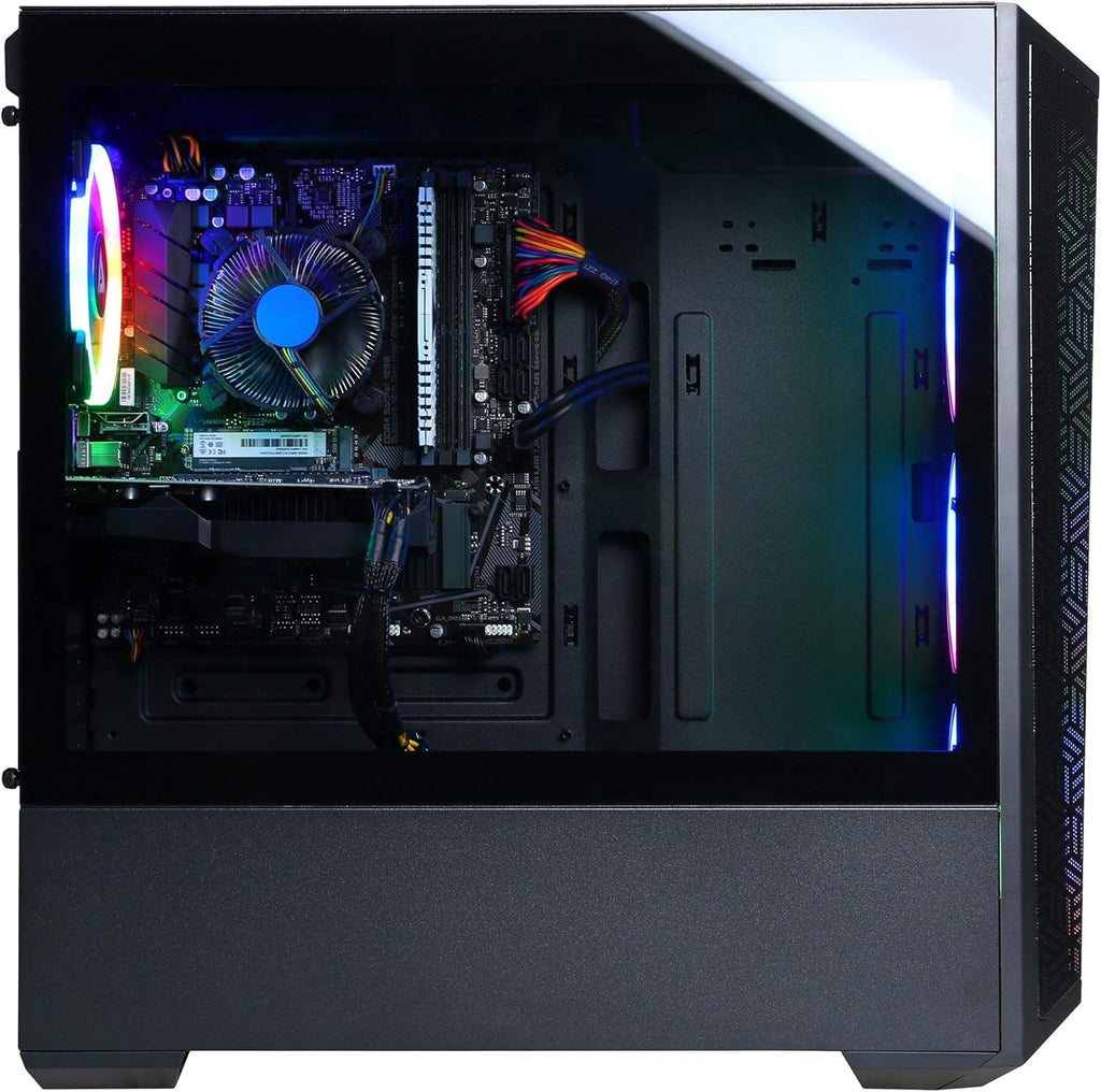 Intel Core i5-13400F 2.5GHz GeForce RTX 4060 8GB 16GB DDR5 2TB NVMe SSD Windows 11 Home Black Gaming PC A89410