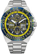 Blue Dial Chronograph GMT Eco-Drive Men's Watch X749