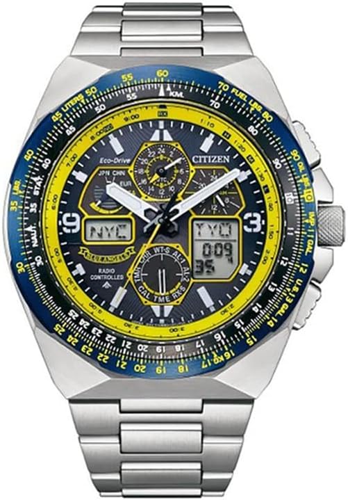 Blue Dial Chronograph GMT Eco-Drive Men's Watch X749