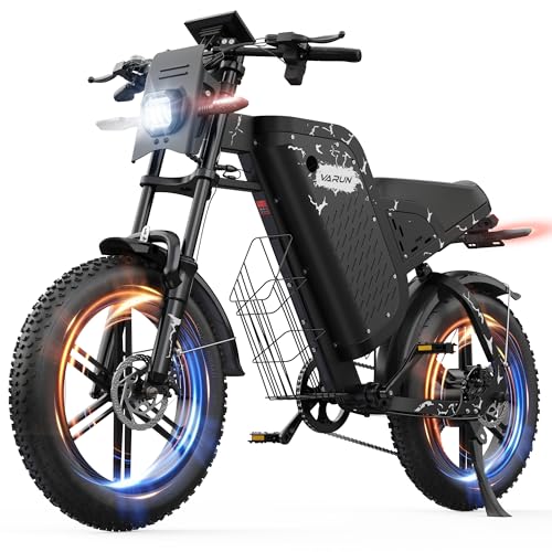 Electric Bike 48V 31.5Ah Battery 20" Fat Tires 7-Speed O540