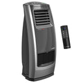 22.5" 1500W Ceramic Room Heater with Remote, Black/Silver I5472