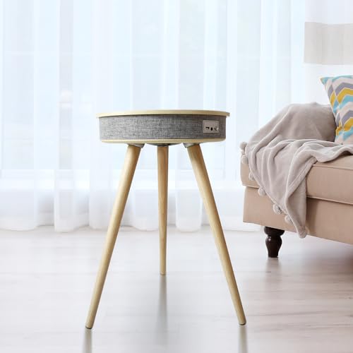 Smart End Table with Charging Station and Bluetooth Speaker G24717