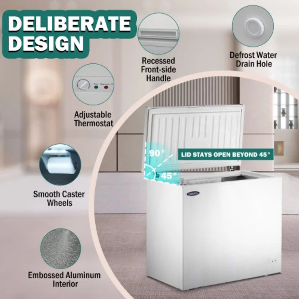 7.0 Cu.ft Chest Freezer with Lockable Lid D4428