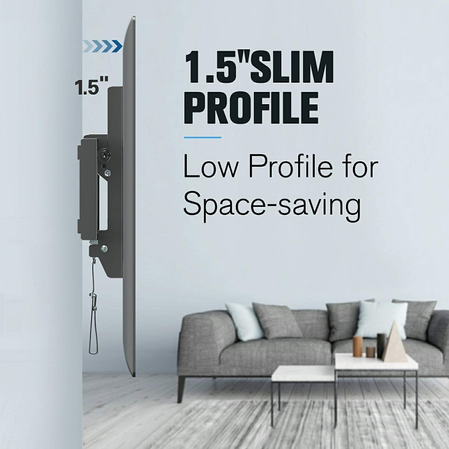 UL Listed TV Wall Mount for 37-70 Inch Flat Screen TV, Low Profile Tilt Version G48375