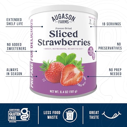 6.5 Ounces Freeze Dried Sliced Strawberries G39294