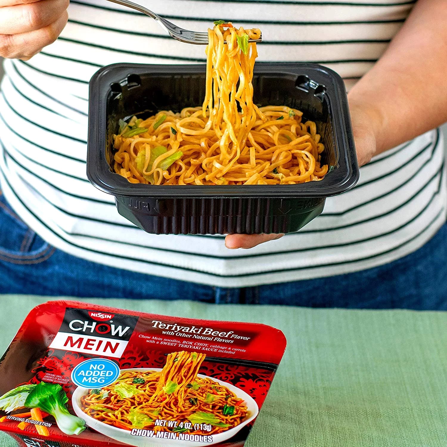Teriyaki Beef-Flavored Chow Mein Meals (4 oz., Pack of 8) E25707