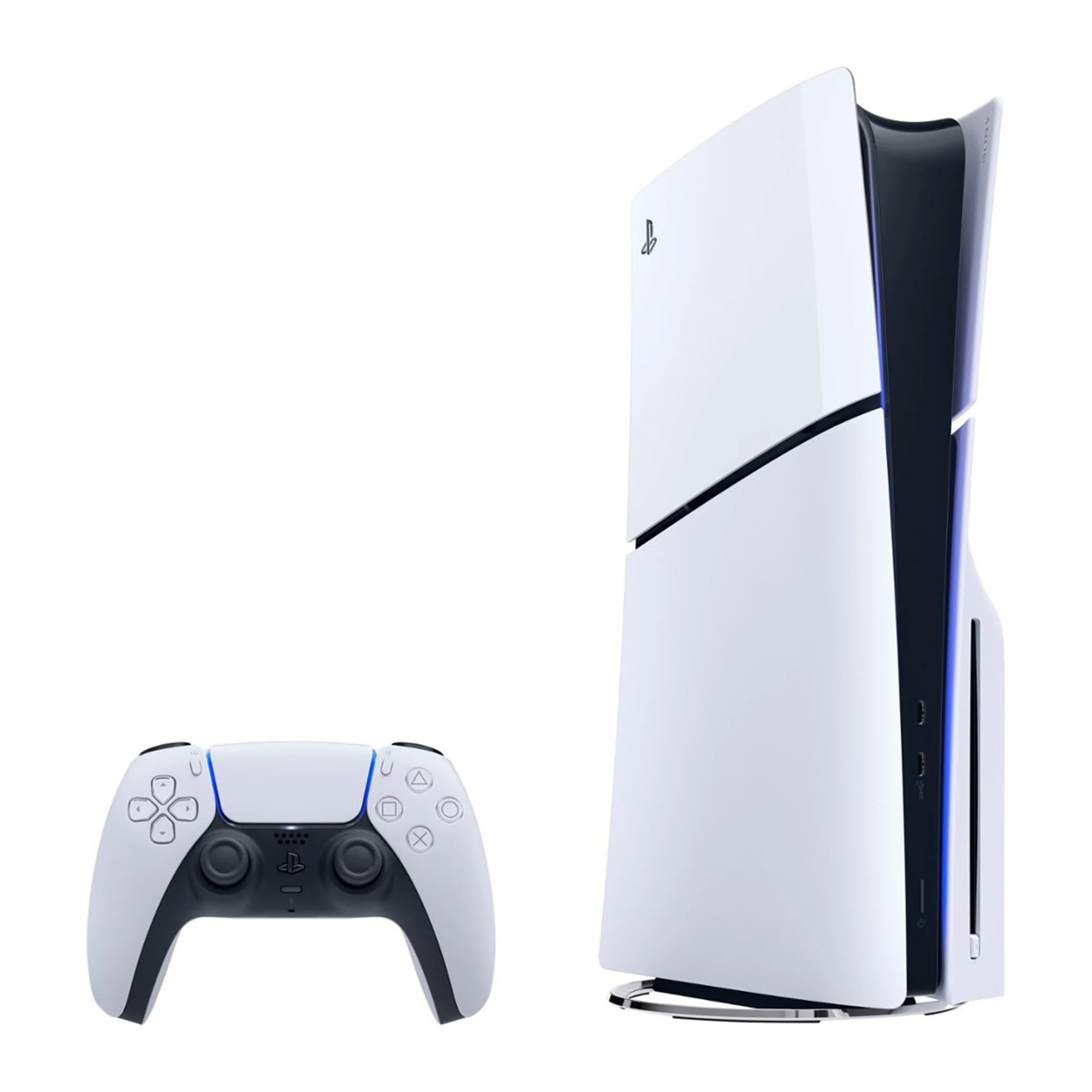 PlayStation 5 Slim Disc Edition with Two Controllers White and Nova Pink Dualsense V91413