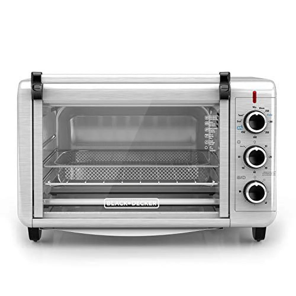 Stainless Steel Air Fry Toaster Oven, 6 Slice I481