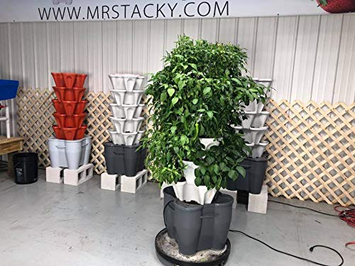 Standard Kit Stone Self Watering Vertical Tower Gardening System C97037