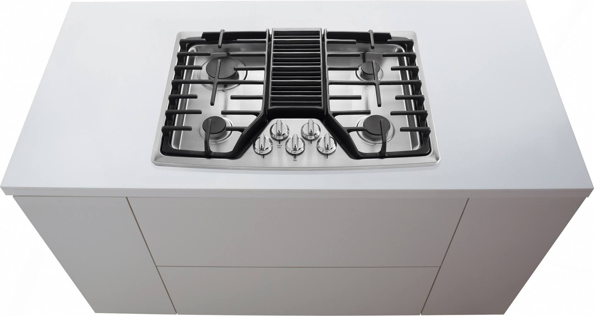 30x22 Gas Downdraft Cooktop Stainless Steel V35053