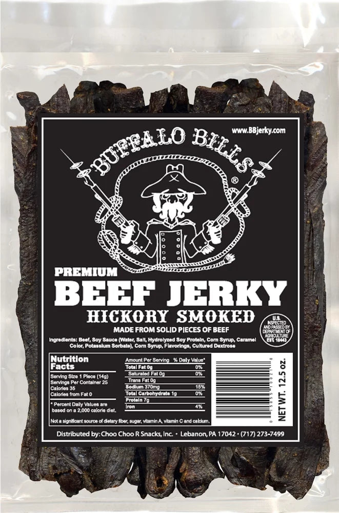12.5oz Premium Hickory Beef Jerky Strips E388064