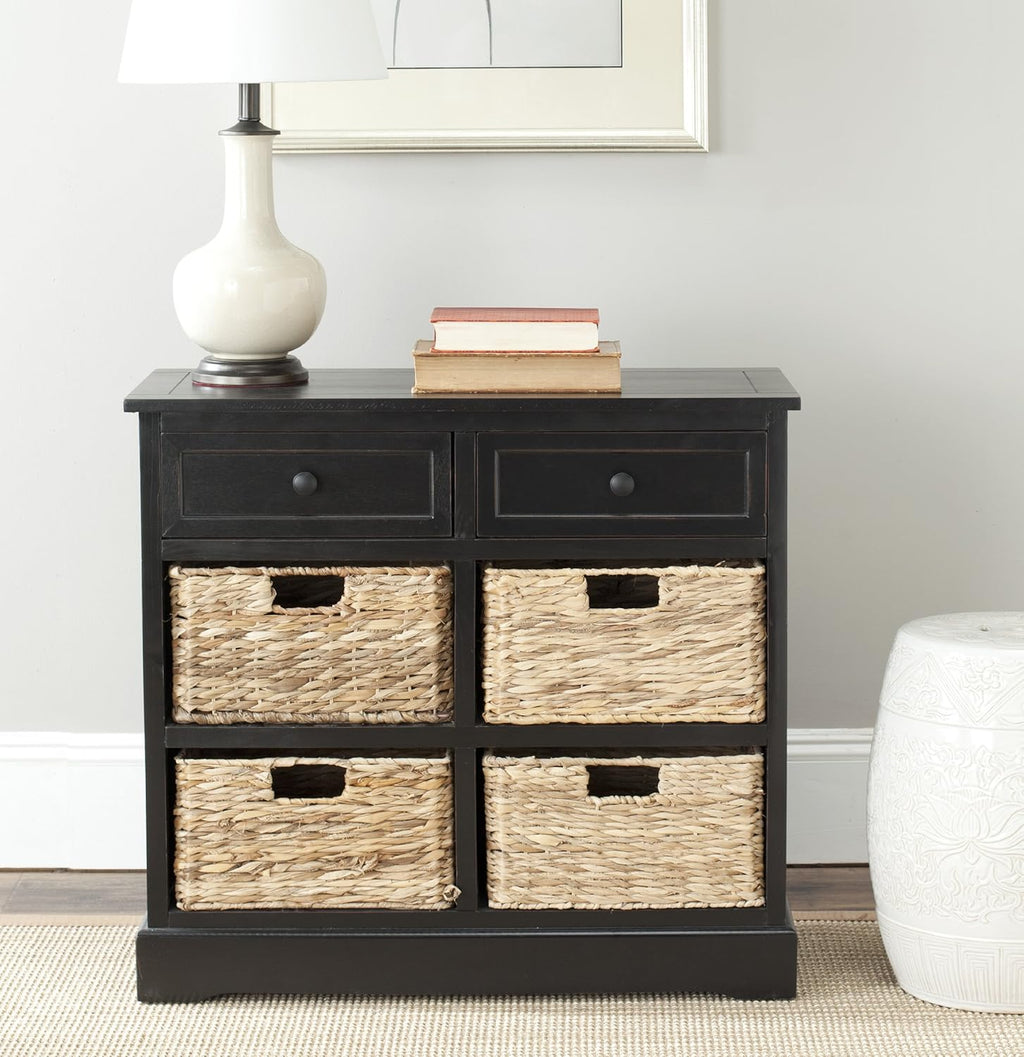 Brown Wicker Basket Storage Unit P59362