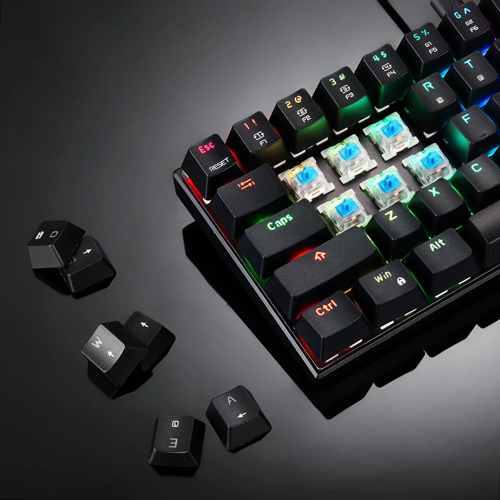 Black 61 Keys RGB Mechanical Gaming Keyboard P316