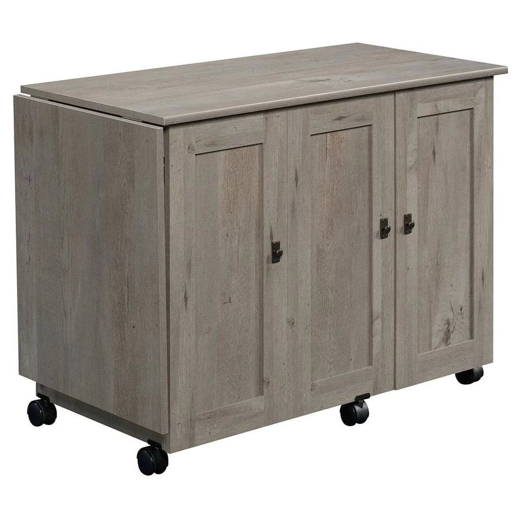 Contemporary Engineered Wood Sewing Craft Table in Oak Z629