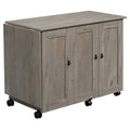 Contemporary Engineered Wood Sewing Craft Table in Oak Z629