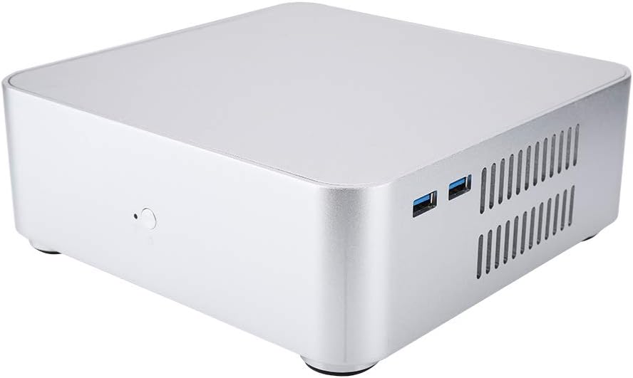 Mini ITX Computer Case, Aluminum Alloy, Black, USB3.0 E143729