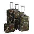 Black 4-Piece Softside Upright Luggage Set X691