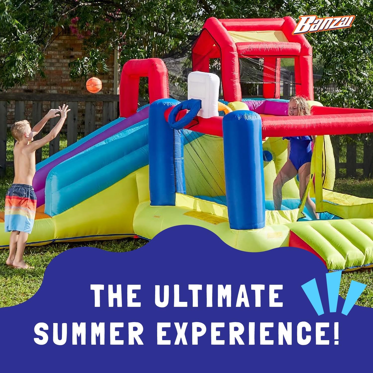 Bounce House with Slides D158