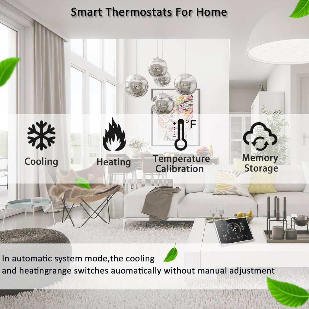 Digital WiFi Thermostat with App and LCD Color Screen R99301