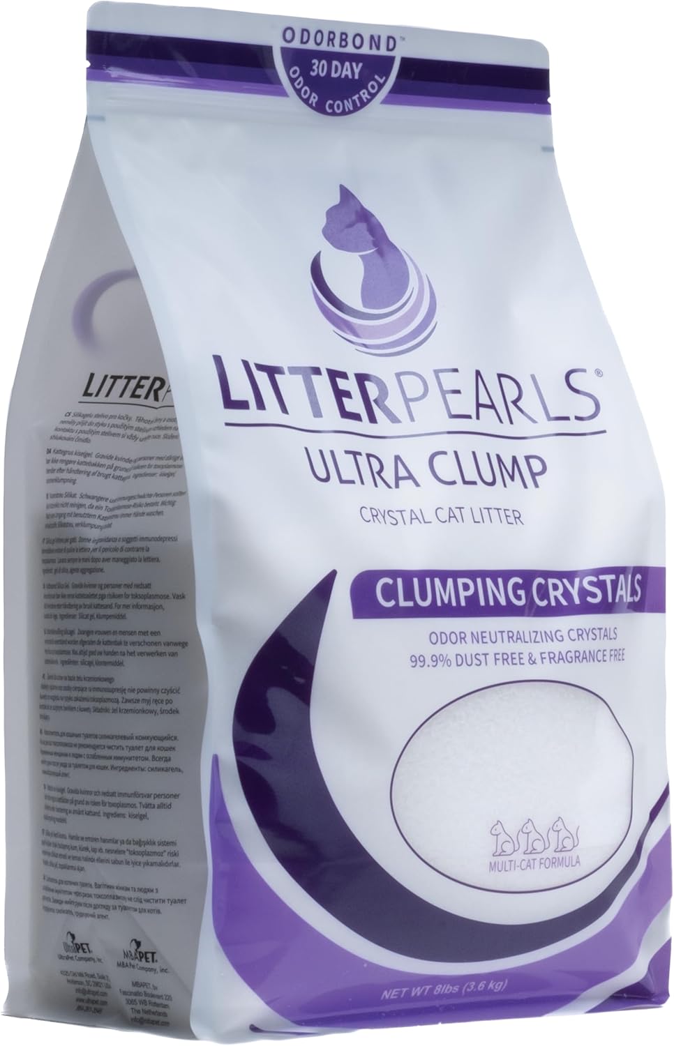 Unscented Crystal Clumping Cat Litter 8lb A4067