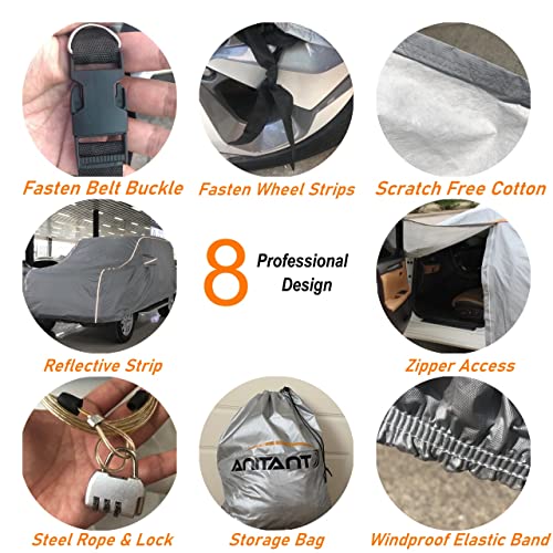 9 Layers Waterproof Car Snow Cover J8495