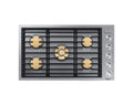 36" Wide Built-In Natural Gas Cooktop - Stainless Steel V574630