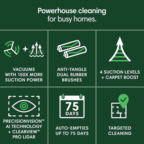 Vac Robot Vacuum with AutoEmpty Dock D839012