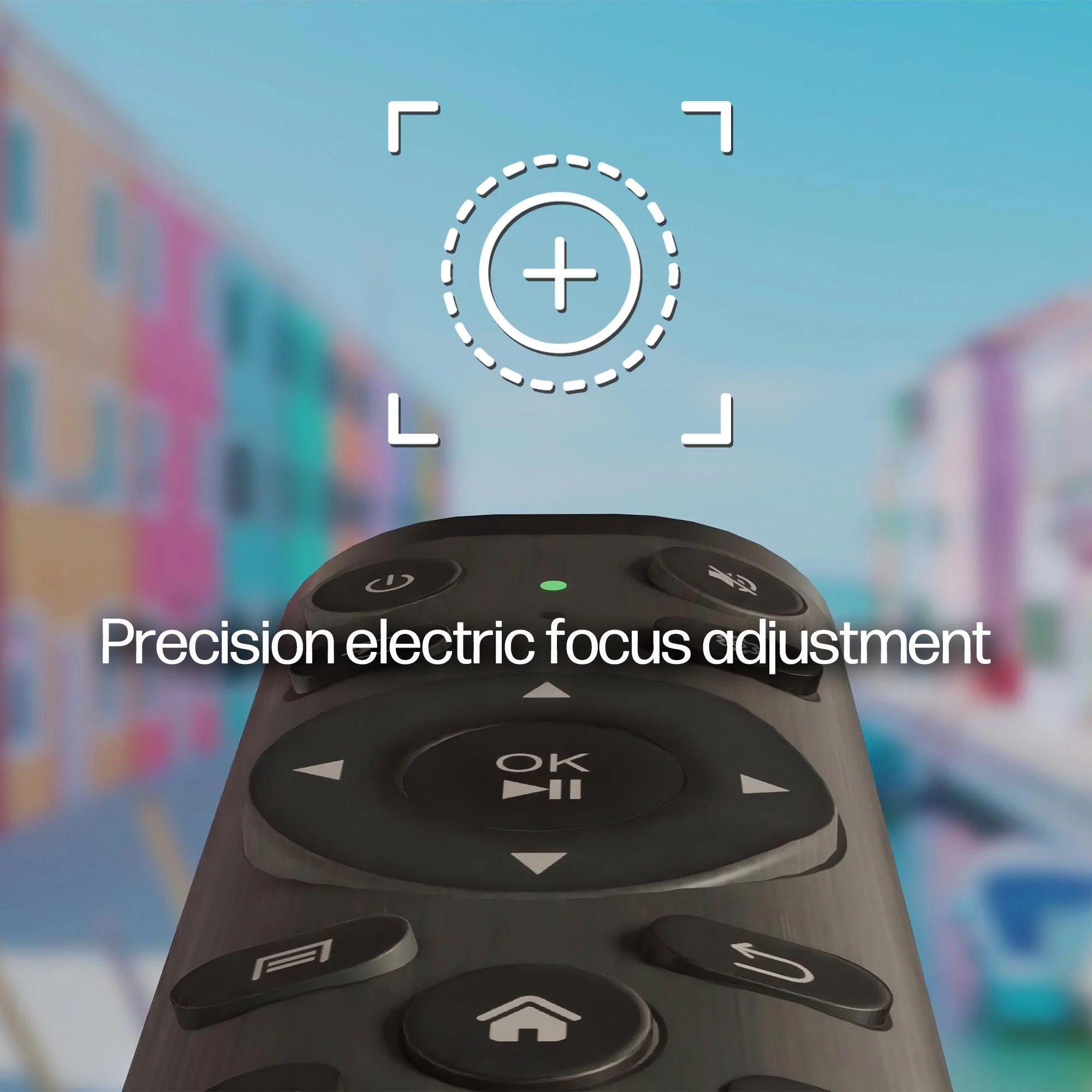 FHD LCD Projector with Streaming Player and 84" Mobile Projection Screen R27538
