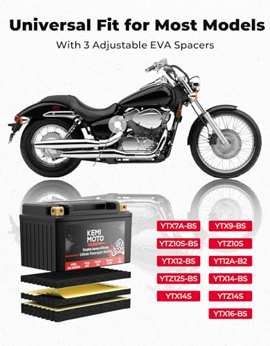Lithium Motorcycle Battery 12v 6Ah LiFePO4 G222826