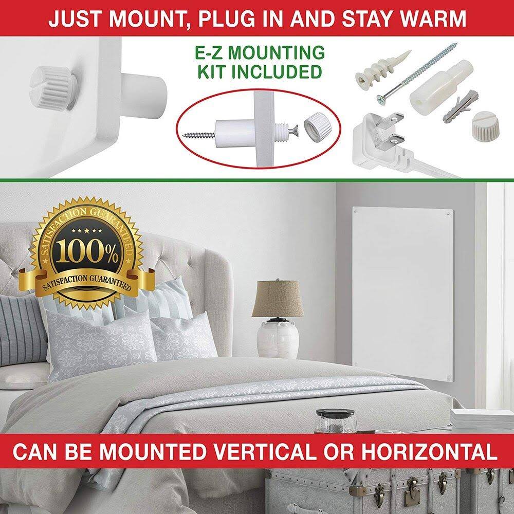600 Watt Wall Mount Convection Heater with Thermostat O23695