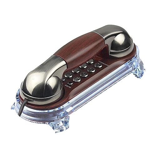 Red Bronze Small Retro Wall Mounted Telephone I228727