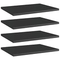 Gray 31.5"x11.8"x0.6" Wood Shelf Boards 4 pcs F68018