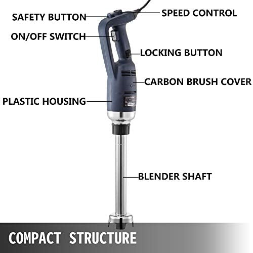 350W 304 Stainless Steel Immersion Blender C333