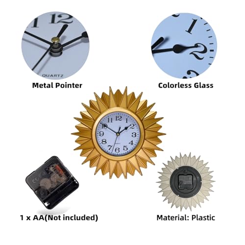 12 inch Battery Operated Wall Clock D8015