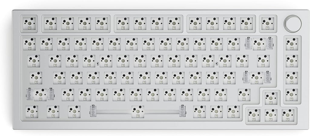 White Ice Modular Mechanical Keyboard 75% C3357