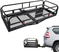 Hitch Mount Cargo Carrier Basket 500 LBS Folding 60 x 25.6 x 13.8 I4153