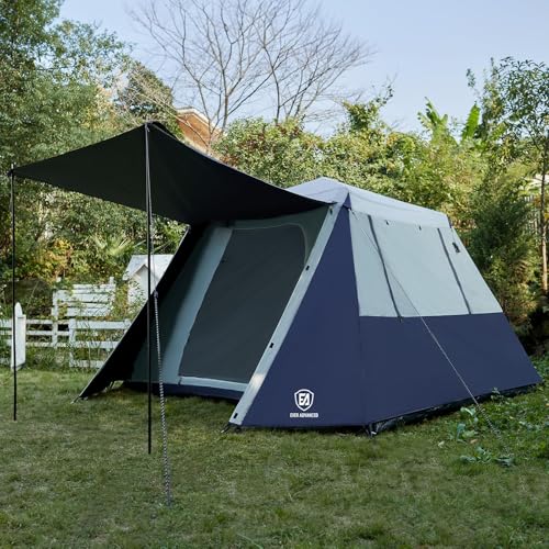 Blackout 6 Person Instant Cabin Tent with Vestibule and Large Mesh Windows Z986