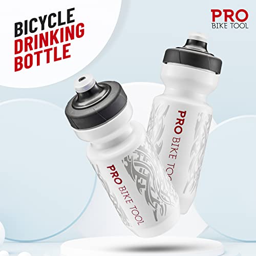 Bike Water Bottle 550 ml 19 oz Soft Silicone Mouthpiece Fast Flow Valve G162320