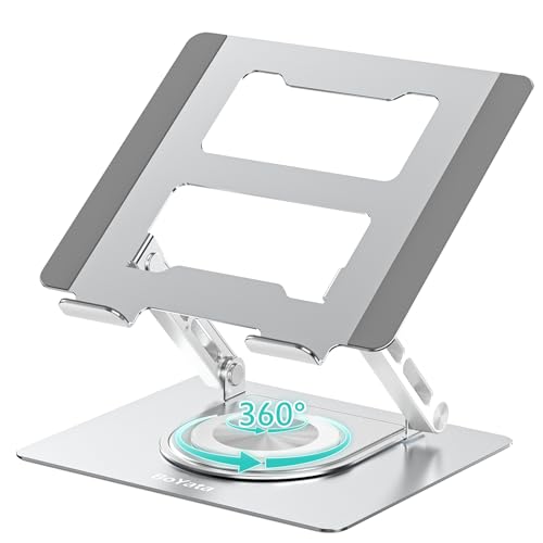 Laptop Stand with 360° Swivel Base Ergonomic Adjustable Laptop Riser N309