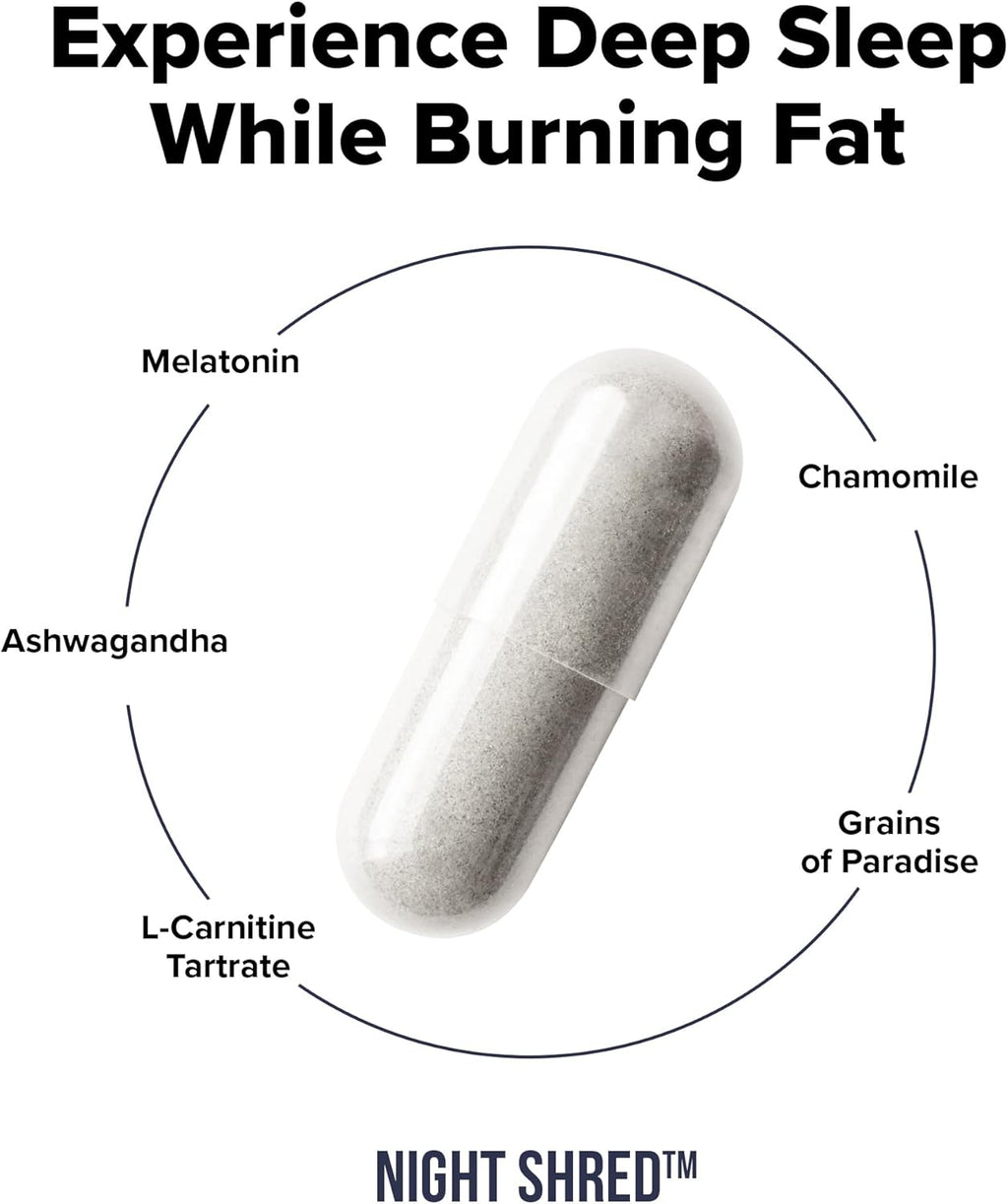 60 Vegetarian Capsules Nighttime Fat Burner Y814