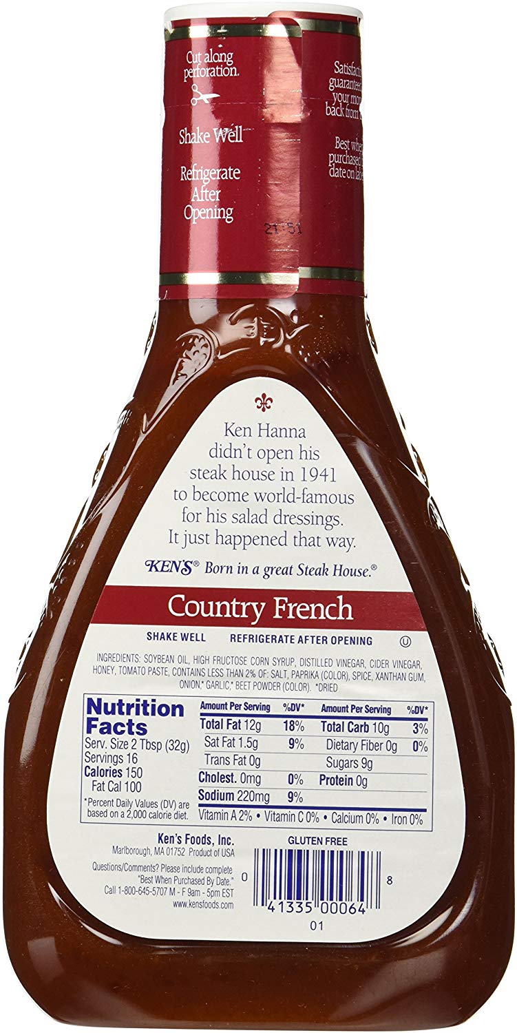 16 Ounce (Pkg of 3) Salad Dressing T8502