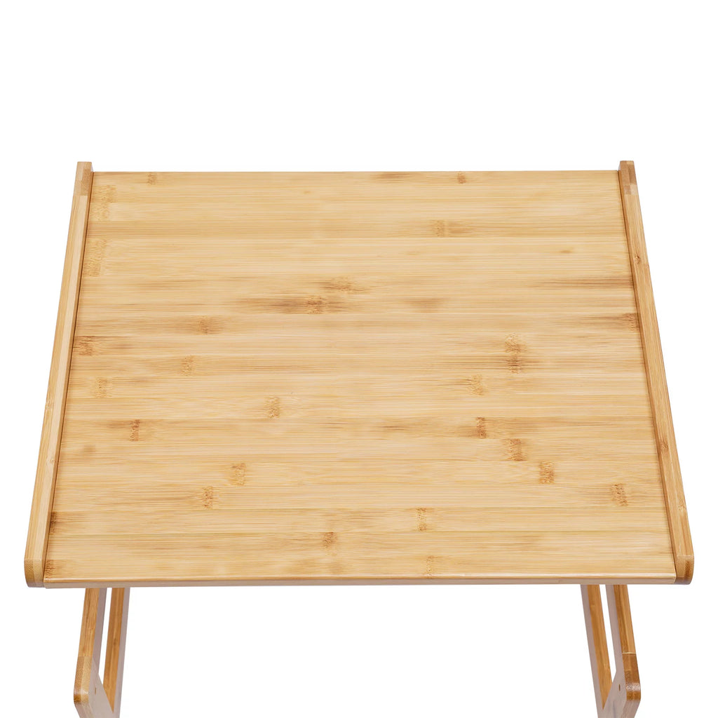 Wood Floor-Standing Printer Cart with Storage Shelf and 4 Wheels P74408