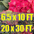 Black 20x30 FT and 6.5x10 FT Shade Cloth O940