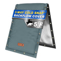 Cold Snap In-Wall 3-Way Opening Custom Double Wall Backflow Preventer Insulation Cover H499609