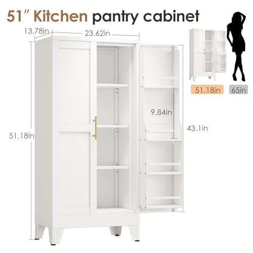 Black Metal Storage Cabinet with 3 Adjustable Shelves T959875