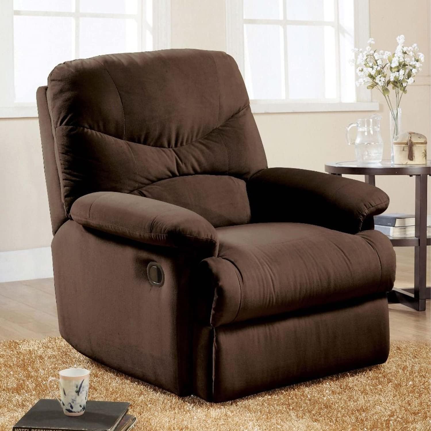 Chocolate Upholstered Motion Recliner K7146
